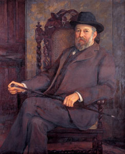 Alan de Tatton Egerton (1845 - 1920) portrait by Marion de Saumarez