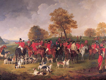 the Cheshire hunt 1839 by Henry Calvert