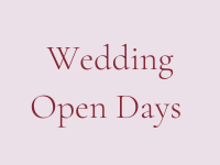 wedding open days