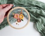 Hand Embroidery Workshop: Floating Flowers on Tulle