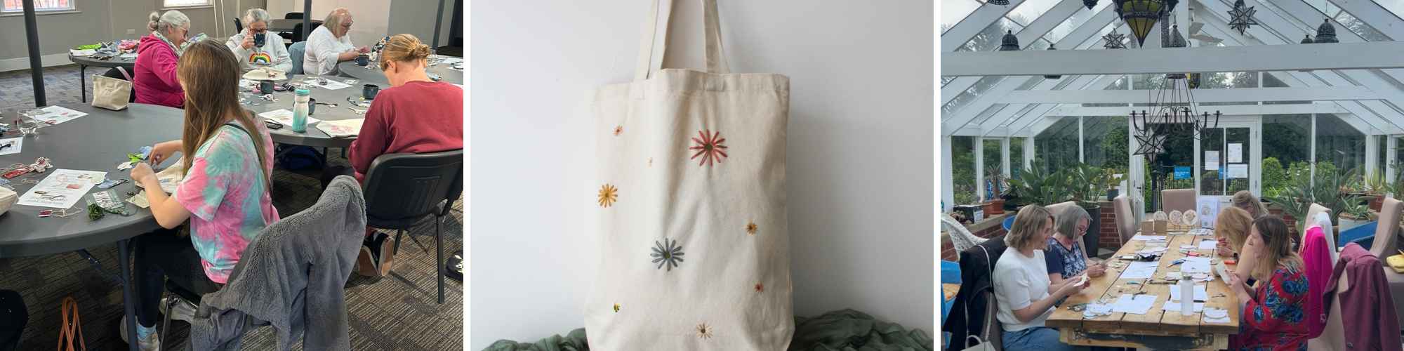 Embroidery Workshop Tote Bag